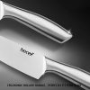 Hecef Silver Kitchen knife set of 5, Satin Finish Blade - Image 5