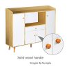 Menaka Wooden Kitchen Storage Cabinet, Sideboard Cupboard - Image 4