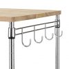 Finnhomy 3-Tier Wire Rolling Kitchen Cart, Food Service Cart - Image 7