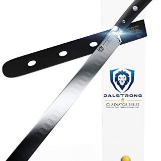 DALSTRONG - Slicing Carving Knife - 12" Granton Edge - Gladiator Series - German HC Steel - w/Sheath