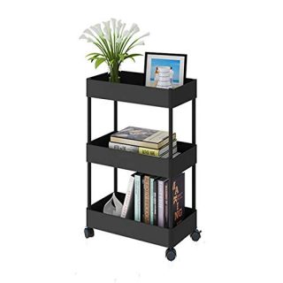 Rolling Organizer Cart with Shelves