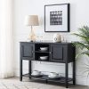 HAWOO Rustic Console Table Buffets & Sideboards Table - Image 2