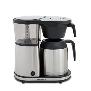 Bonavita Connoisseur 8-Cup One-Touch Coffee Maker Featuring Hanging Filter Basket and Thermal Carafe, BV1901TS