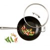 All-Clad HA1 Hard Anodized Nonstick Frying Pan with Lid - Image 3