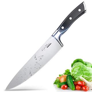 Chef Knife, Kitchen Knife 8 Inch Home Pro Cooking Chopper Knives High Carbon German Stainless Steel Ultra Sharp Blade with Ergonomic Handle