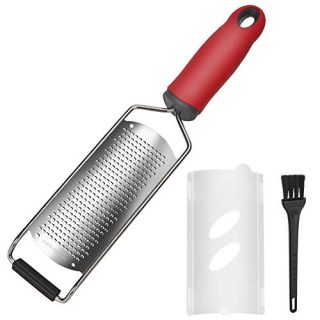 Premium Multipurpose Cheese Grater - Zester, Chocolate, Ginger Grater, Carrot Zesters, lemon Graters For Kitchen, Grater Soft Grip Handle, Hand-held Kitchen Tool, Dishwasher Safe. AsonTao