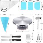 186 Pcs Cake Decorating Supplies-kit with Metal Cake Turntable - Image 5