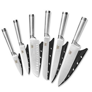 XYj Stainless Steel Kitchen Knives Set Fruit Paring Utility Santoku Chef Slicing Bread Japanese Kitchen Knife Set Accessories