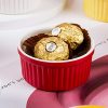 Porcelain Souffle Dish Ramekins Bakeware Set - Image 4