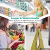 REGER Cloth Shopping Tote Groceries, Lined Bags Compact Pocket Light - Image 3