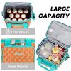 MIER 16 Can Large Insulated Lunch Bag for Women – Leakproof, Spacious & Stylish Cooler Tote - Image 3