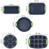 41 Pieces Silicone Bakeware Set Silicone Cake Molds - Image 4