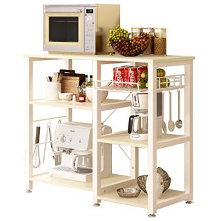Soges 3-Tier Kitchen Baker's Rack Utility Microwave Oven Stand Storage Cart Workstation Shelf W5s-F