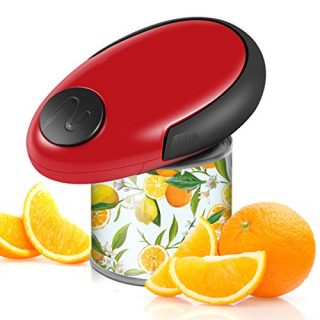 Electric Can Opener, Smooth Edge Automatic Can Opener for Any Size, Best Kitchen Gadget for Chefs, Arthritis and Seniors