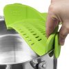 Kitchen Gizmo Snap N Strain Strainer, Clip On Silicone Colander - Image 2