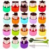 Vegetable Cutter Shapes Set, Including 18 pcs Mini Fruit Cookie Stamps Mold - Image 4