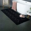 Boho Kitchen Rug Runner Black with Tassel - Image 2