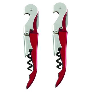 2 Pack Professional Waiter's Wine Opener by HQY - Double Hinged Corkscrew, Premium Bar Tools