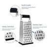 K BASIX Cheese Grater & Shredder - Stainless Steel - Image 4