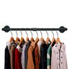TLBTEK 31.5 Inch Black Pipe Pot Rack Wall Mounted - Image 5