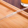 MIXIAO Glass Drinking Straws Clear Reusable Glass Straws Set - Image 3