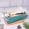 Krokori Rectangular Baking Pan Ceramic Glaze Baking Dish - Image 6