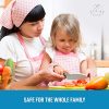 Zulay Kids Knife Set for Cooking and Cutting Fruits, Veggies, Sandwiches - Image 2
