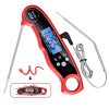 Digital Meat Thermometer, Cooking Thermometer for Meat with Dual Probe, Meat Thermometer Instant Read for Grilling, Oven Meat Thermometer for Electric Oven (2 Probes)