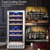 Chill in Style – Dual Zone Wine Cooler 30-Bottle Fridge with Touchscreen - Image 7
