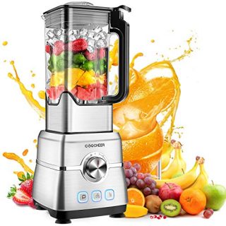 COOCHEER 1800W Blender for Shakes and Smoothies