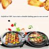 Liven Electric Crepe Maker & Electric Skillet,Double Electric Baking Pan - Image 3