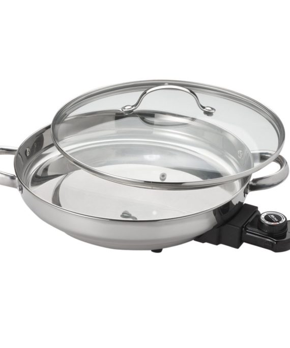 Aroma Housewares AFP-1600S Gourmet Series Stainless Steel Electric Skillet