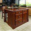 Aspen Rustic Cherry Kitchen Island by Home Styles - Image 5