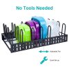 GeekDigg Food Container Lid Organizer, Adjustable Tupperware Lid - Image 4