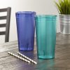 Cafe 20-ounce Break-Resistant Plastic Restaurant-Style Beverage Tumblers - Image 3