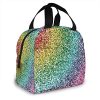 Luxury Rainbow Glitter Lunch Bag For Women Girls Kids - Image 4