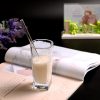 MIXIAO Reusable Glass Straws - 8.5" x 10 mm Handmade - Image 4
