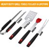 Homissor Heavy Duty BBQ Grilling Tools Set, Stainless Steel Spatula - Image 4