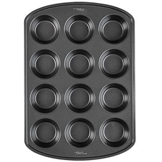 Wilton Perfect Results Premium Non-Stick Bakeware Muffin and Cupcake Pan, 12-Cup, STANDARD, Silver