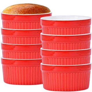 Porcelain Souffle Dish Ramekins Bakeware Set