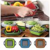 Silicone Colander Collapsible Fruit Vegetable Washing Basket - Image 2