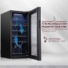 Schmecke 18-Bottle Wine Cooler Refrigerator with Digital Temperature Control & Lock – Perfect for Red, White, Champagne & Sparkling Wines 🍷❄️ - Image 3