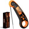 Airmsen Digital Instant Read Meat Thermometer for Grill and Cooking, Waterproof Ultra Fast Kitchen Food Thermometer with Backlight & Calibration for Oil Deep Fry BBQ Grill Smoker Thermometer