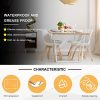 Boao 51 x 71 Inch, Plastic Tablecloth Table Cover - Image 4