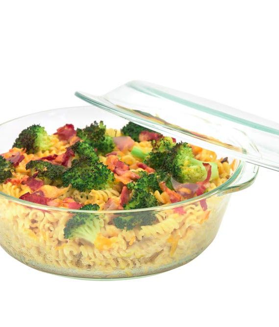 Moss & Stone 3-Piece Borosilicate Glass Casserole Dish Set with Lids – Durable, stylish, and perfect for oven, freezer, and dishwasher use. 