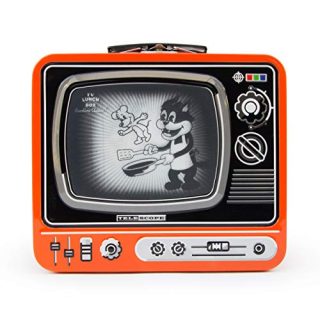 Suck UK TV Lunch Box I Food Storage Containers I Kitchen Organization & Storage I Lunch Boxes For Kids I Toy Storage I Bento Box I – Kitchen Capers, Orange, One Size