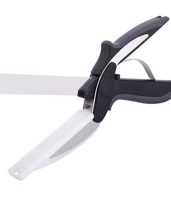 Topmat Kitchen Stainless Steel Food Scissors,Kitchen Scissors with Cutting Board，Kitchen Scissor Food Chopper Scissor