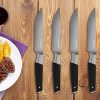 FASAKA 4 piece Dinner Knives set, Stainless Steel Dinner Serrated Steak - Image 5