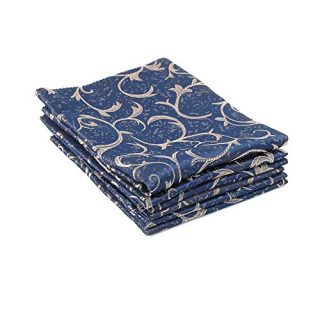 Foaynn Cloth Dinner Napkins Cloth Napkins Decorative Napkins Cloth Cloth Napkins Set of 6 (19X19 INCH).Perfect for Events, Hotel & Home Use.Royal Blue.