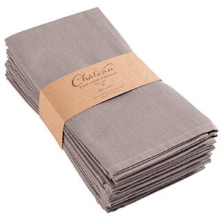 Home Chateau Easy-Care Cloth Dinner Napkins